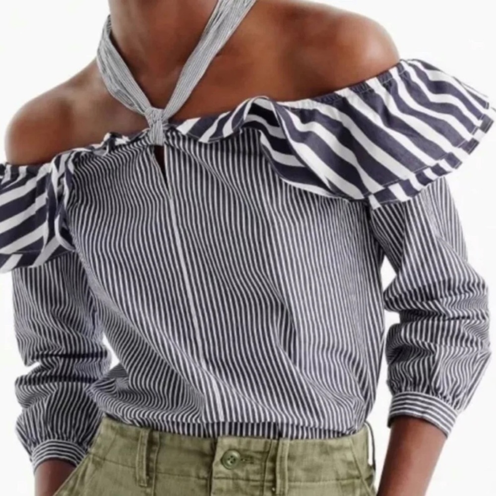 J.Crew Striped Blouse